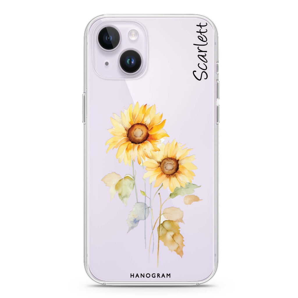 Sunny Blooms iPhone 14 Plus Ultra Clear Case