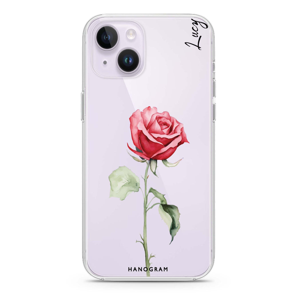 Rose Radiance iPhone 14 Plus Ultra Clear Case