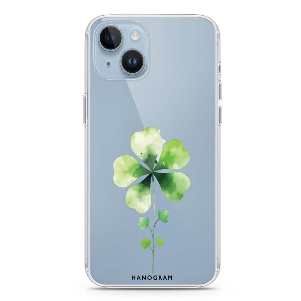 Green Bliss iPhone 14 Plus Ultra Clear Case