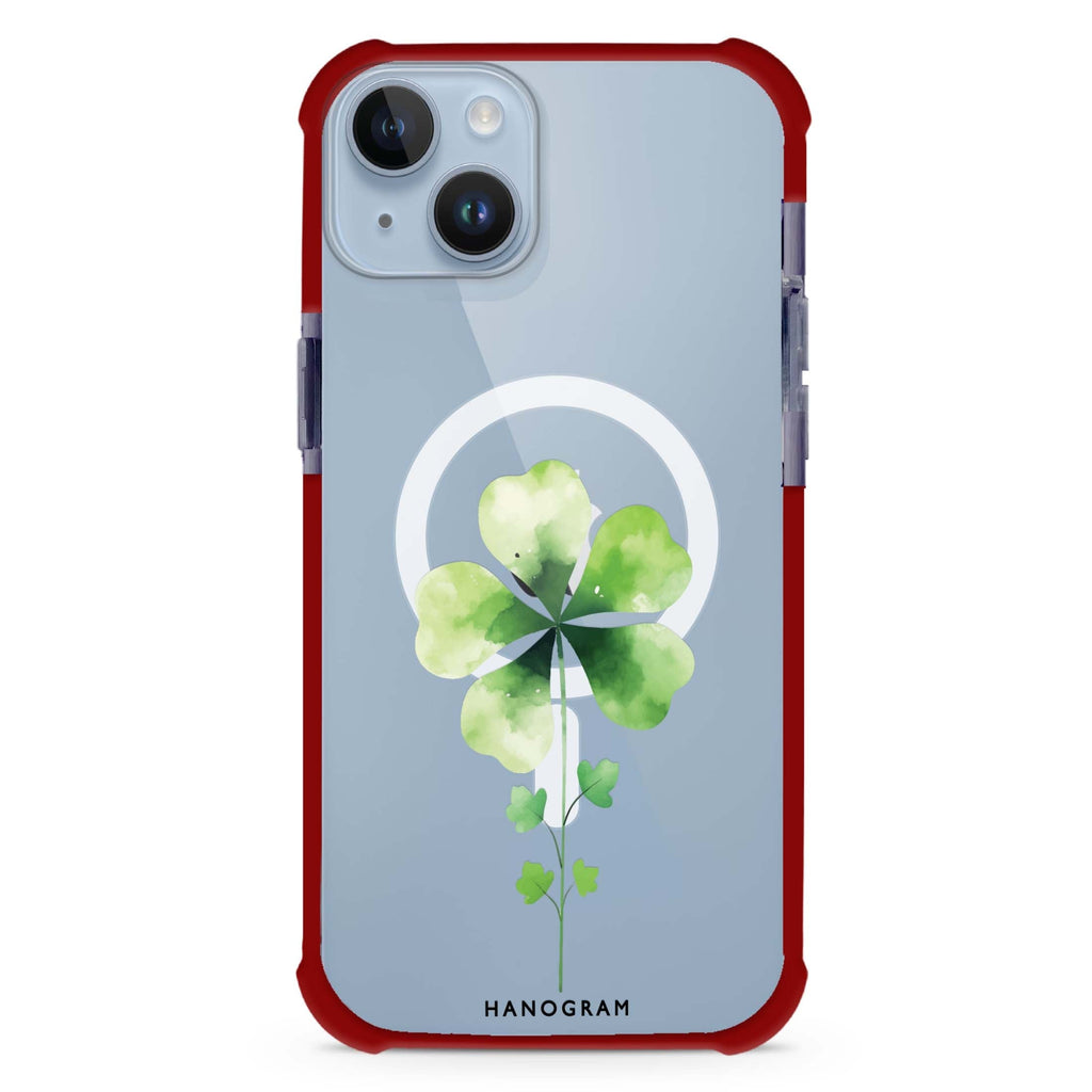 Green Bliss iPhone 14 Plus MagSafe Compatible Ultra Shockproof Case
