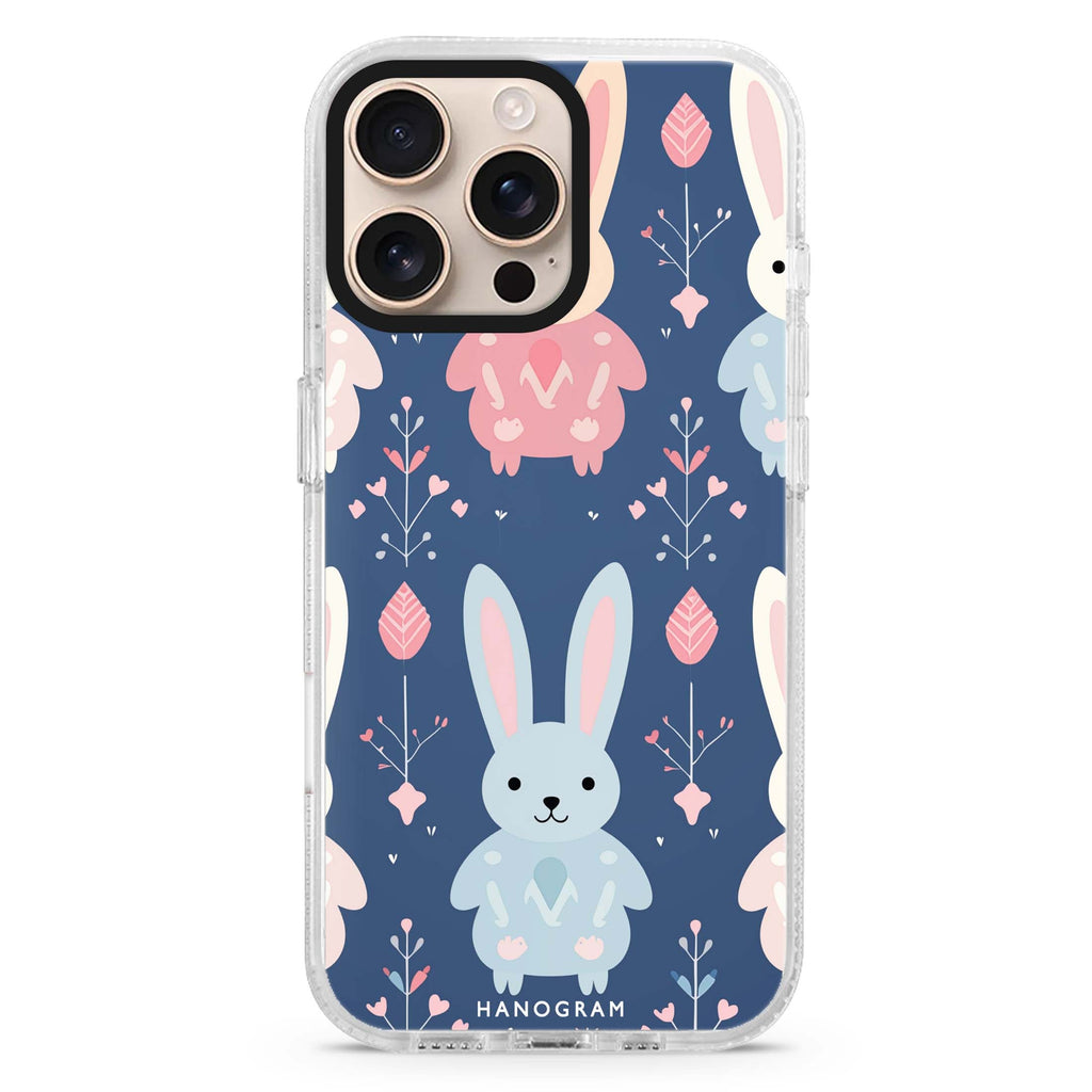 Bunny Bliss iPhone 16 Pro & 16 Pro Max Case - Personalized and Stylish Protection