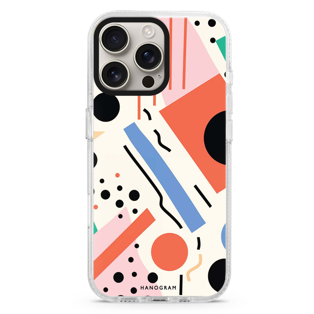 Geometric Groove iPhone 16 Pro & 16 Pro Max Case - Personalized and Stylish Protection