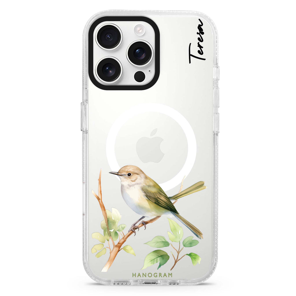 Warbler Whisper iPhone 14 Pro Max MagSafe Compatible Ultra Clear Case