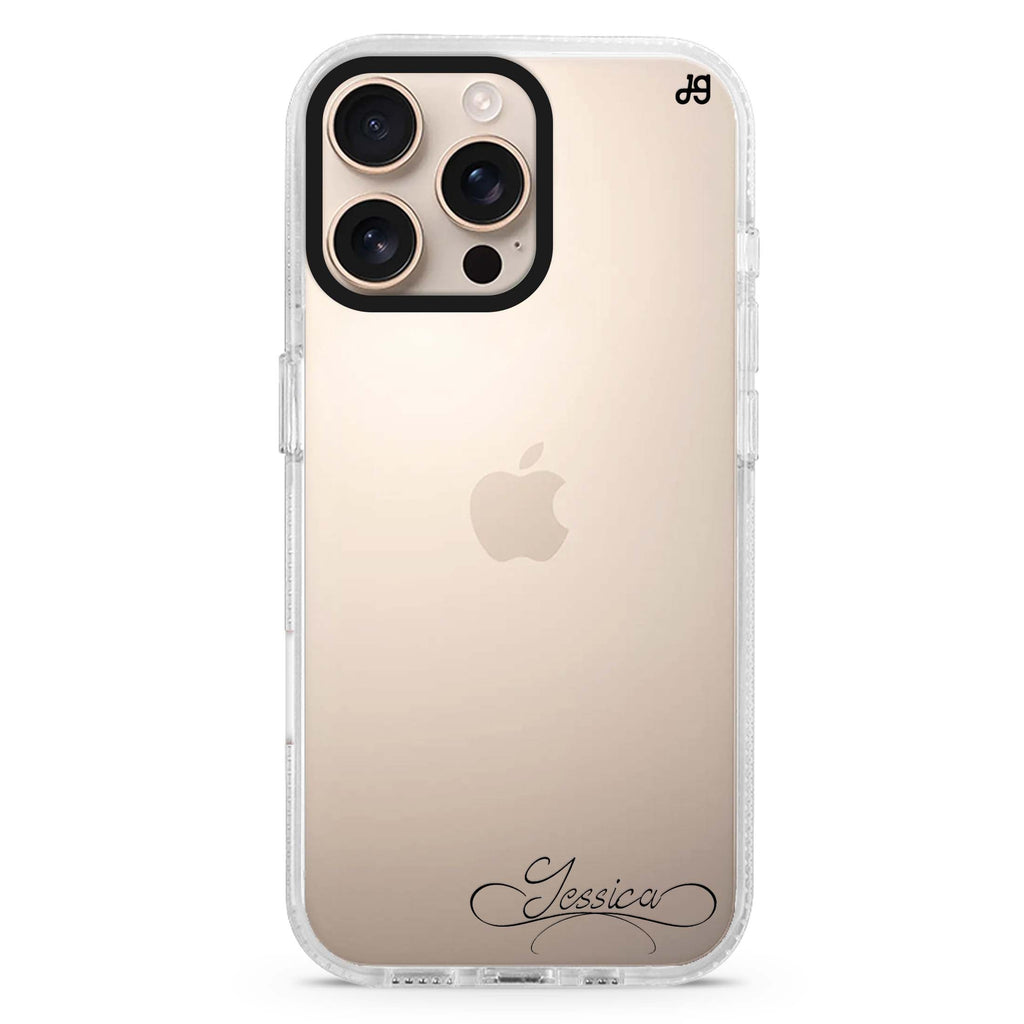 Cursive II iPhone 16 Pro & 16 Pro Max Case - Personalized and Stylish Protection