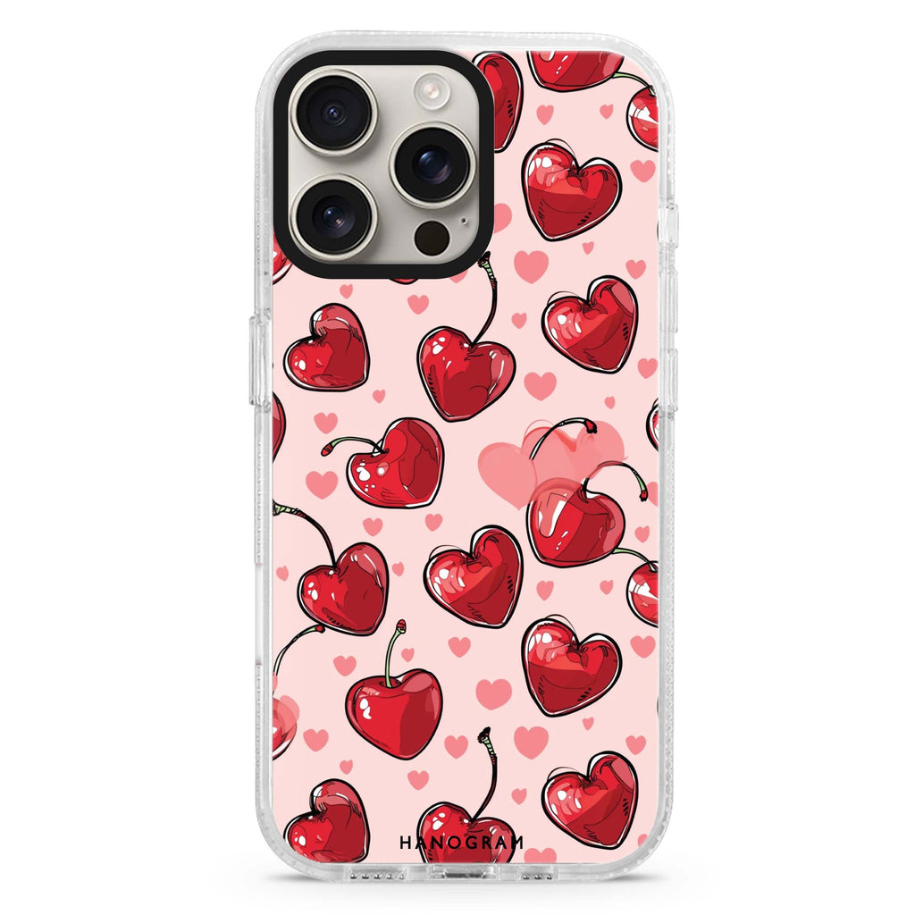 Cherry Amore iPhone 16 Pro & 16 Pro Max Case - Personalized and Stylish Protection