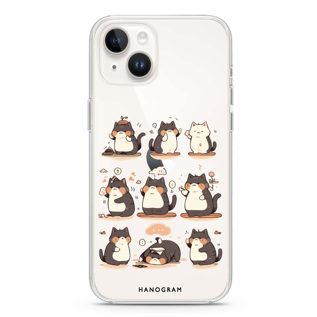 Zen Meowster iPhone 14 Plus Ultra Clear Case