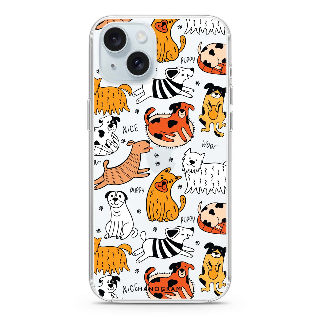 Furry Friends iPhone 15 Ultra Clear Case