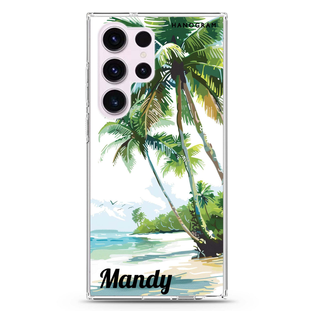 Tropical Tranquility Samsung Galaxy S24 Ultra Case - Personalized and Stylish Protection