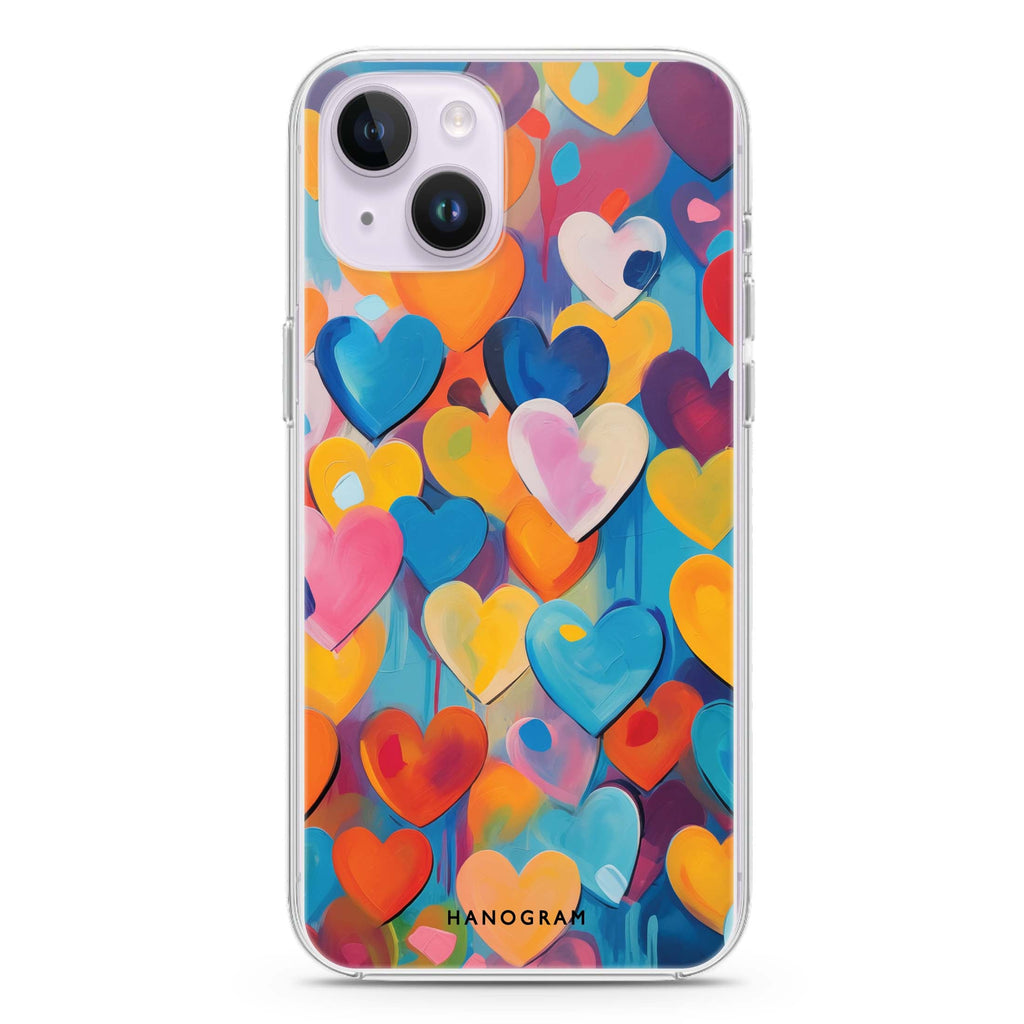 Heartflow Elegance iPhone 14 Plus Ultra Clear Case