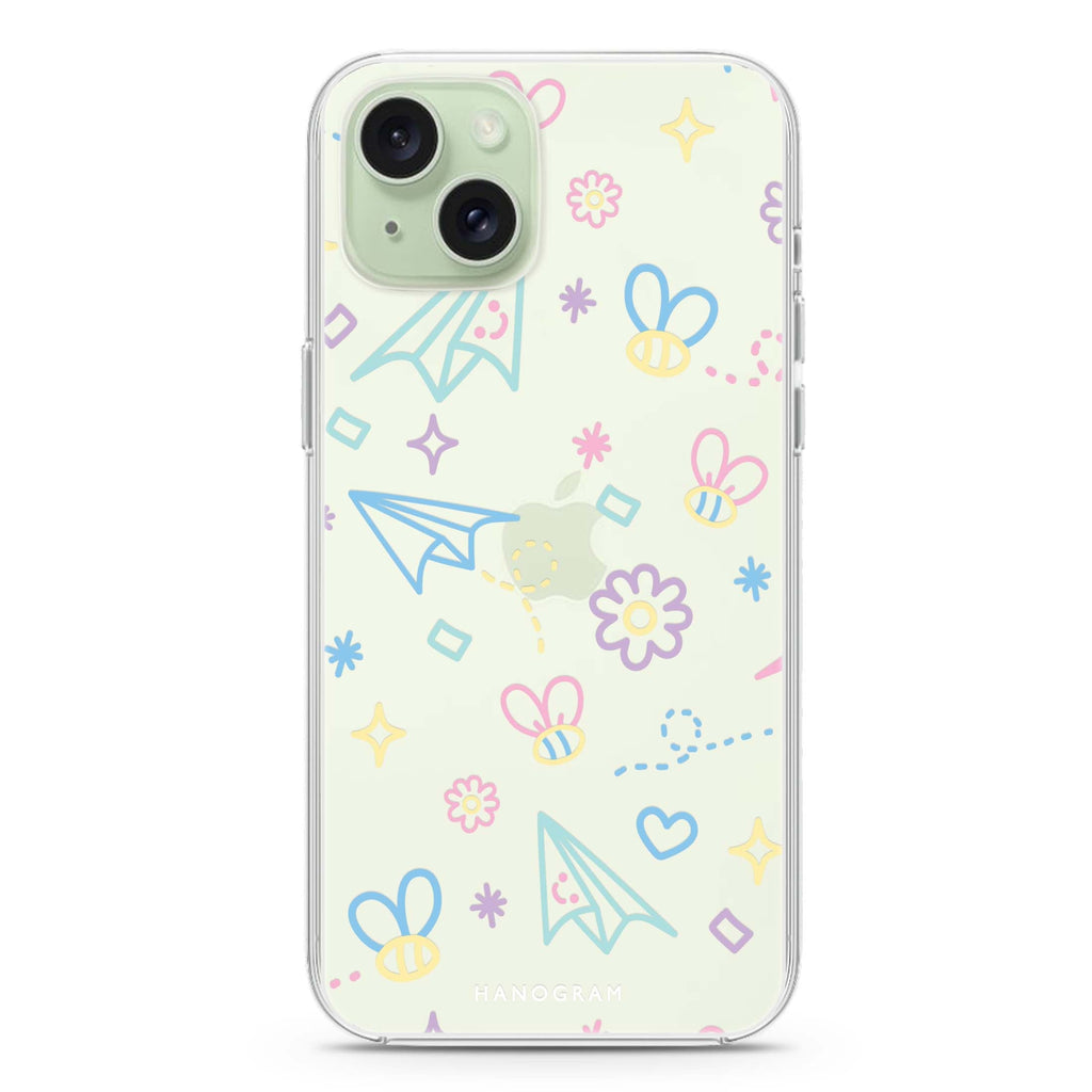 Playful Patterns iPhone 15 Ultra Clear Case