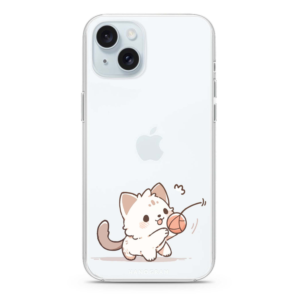 Kitty Chase iPhone 15 Ultra Clear Case