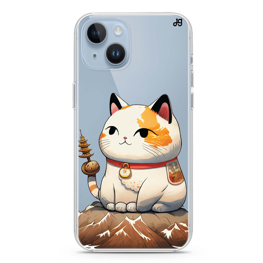 A Cute Cat iPhone 14 Plus Ultra Clear Case