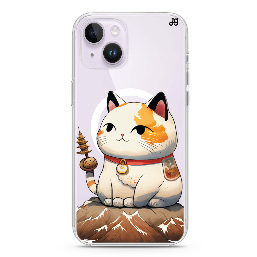 A Cute Cat iPhone 13 MagSafe Compatible Ultra Clear Case