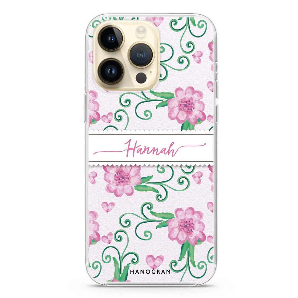 The Dancing Flower iPhone 12 Pro MagSafe Compatible Ultra Clear Case