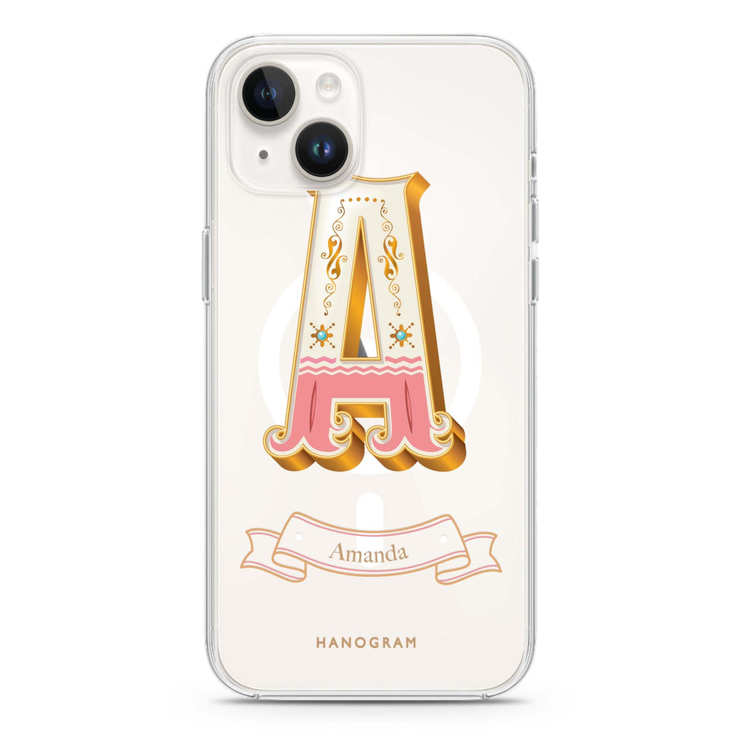 Circus monogram iPhone 13 MagSafe Compatible Ultra Clear Case