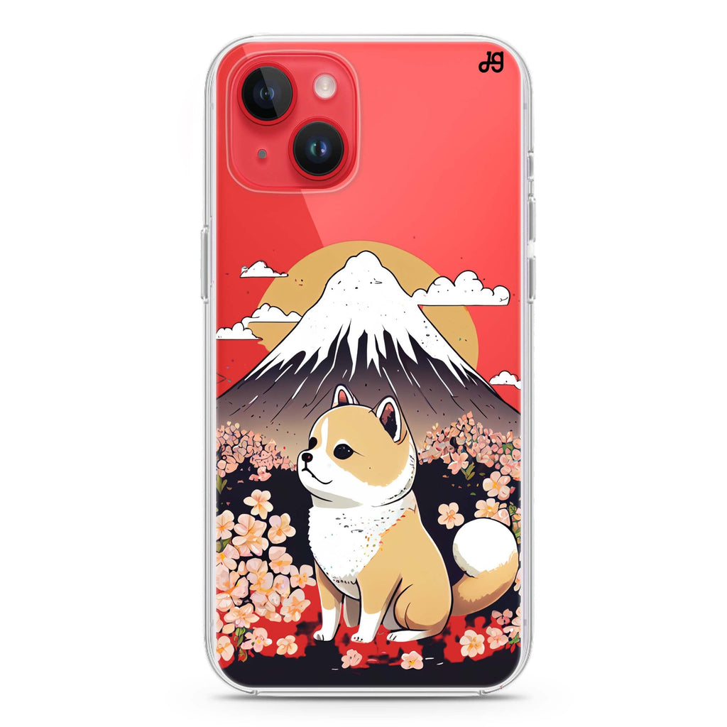 Shiba Inu & Japan iPhone 14 Plus Ultra Clear Case