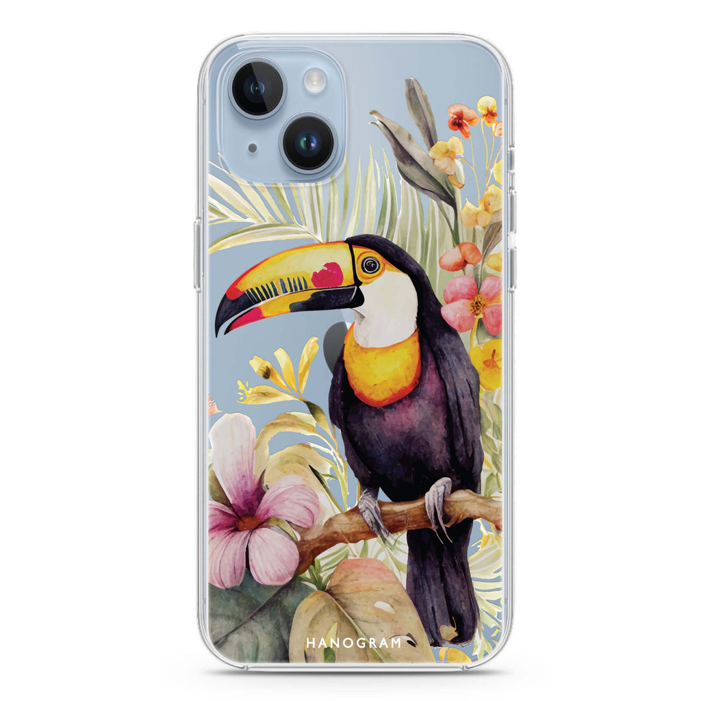 Tropical bird iPhone 14 Plus Ultra Clear Case