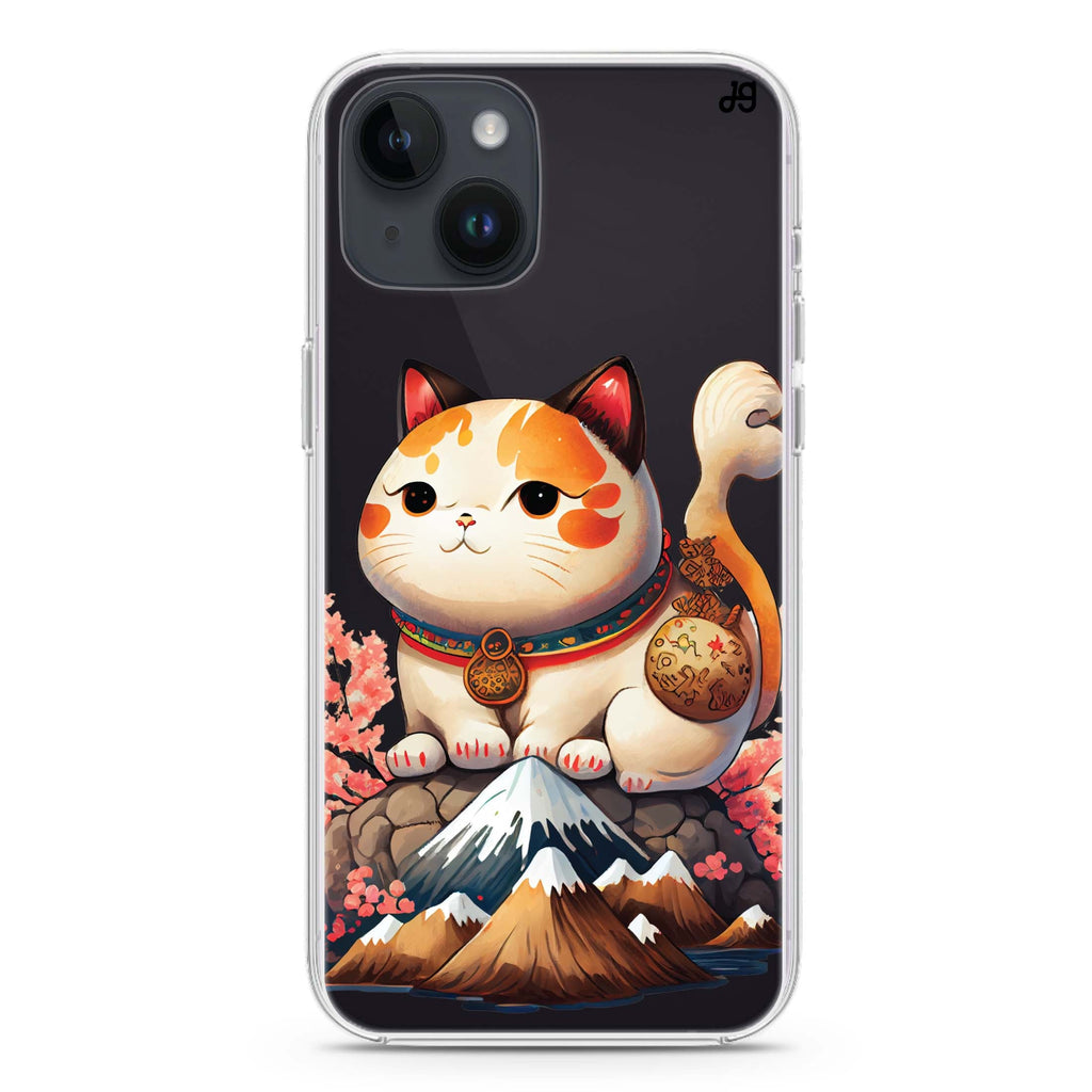 Kawaii Cat iPhone 14 Plus Ultra Clear Case