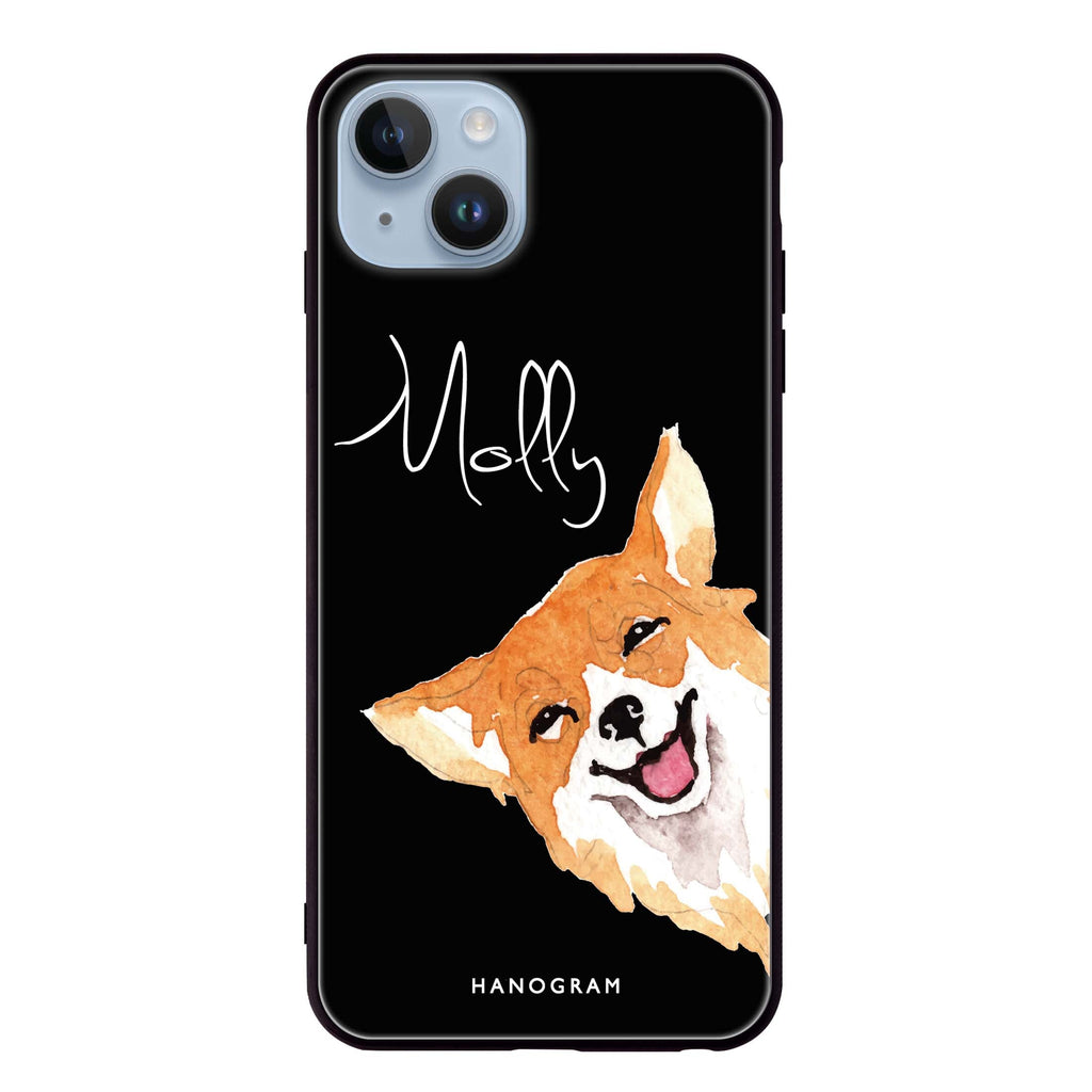 Welsh Corgi iPhone 14 Plus Glass Case