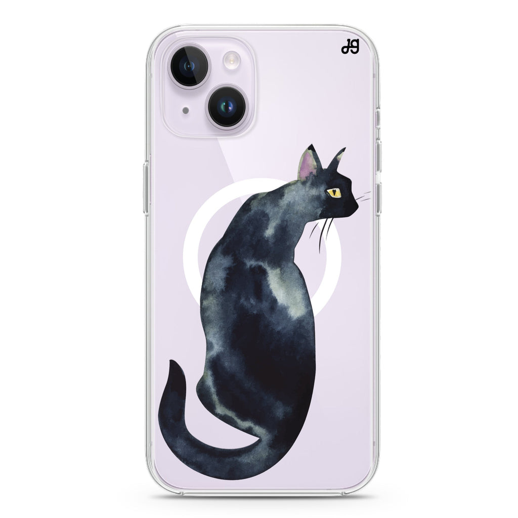 Watercolour Cat iPhone 13 MagSafe Compatible Ultra Clear Case