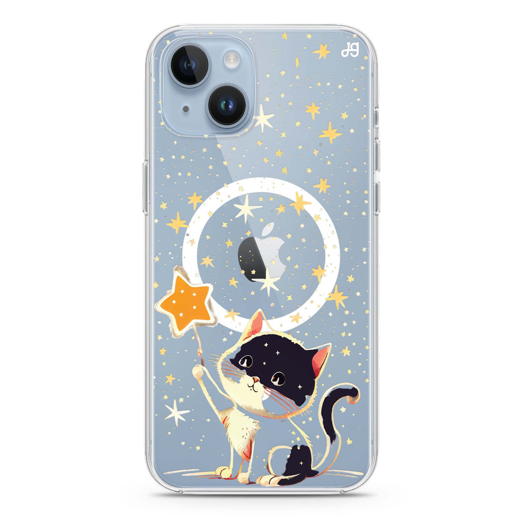 Cat & Star iPhone 13 MagSafe Compatible Ultra Clear Case