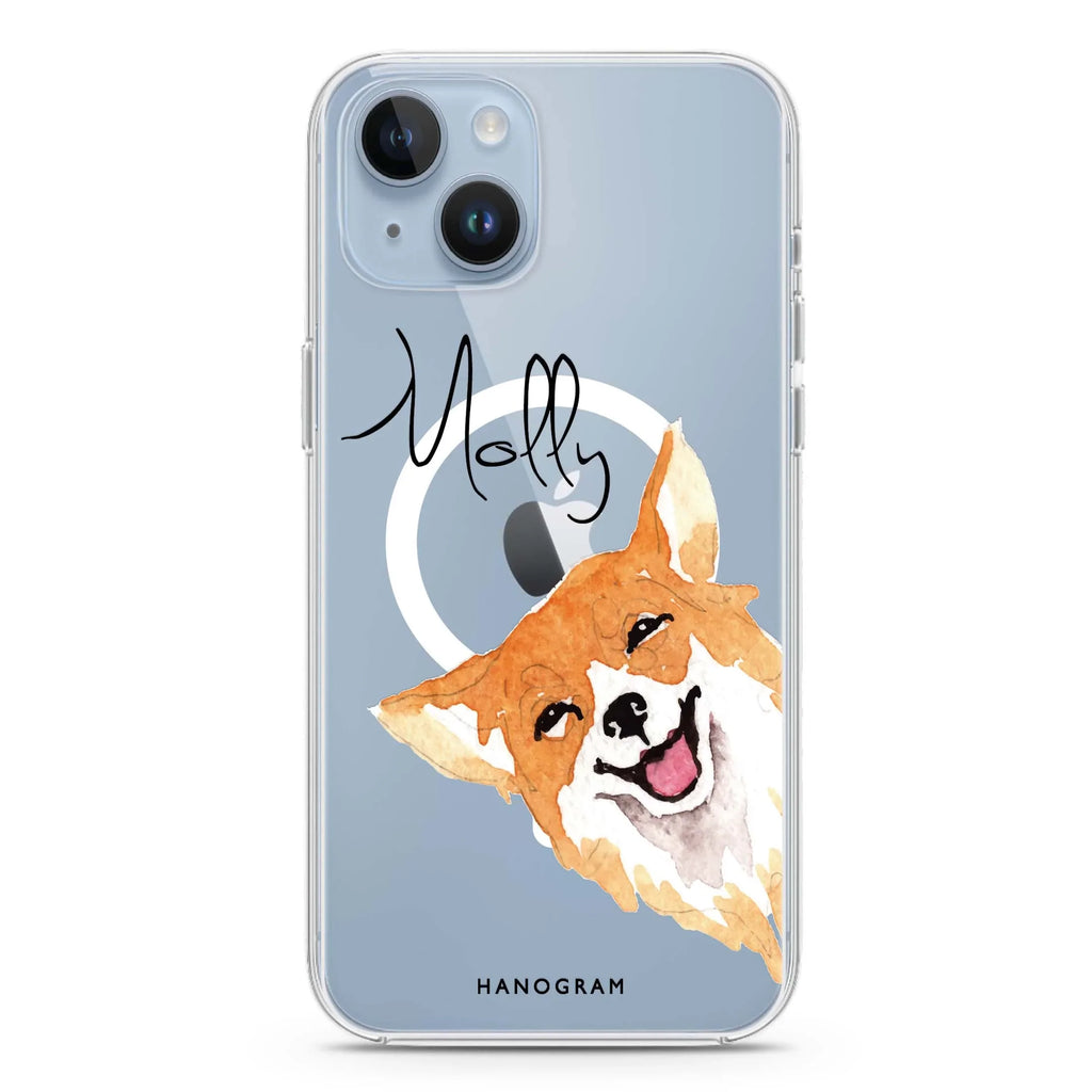 Welsh Corgi iPhone 13 MagSafe Compatible Ultra Clear Case