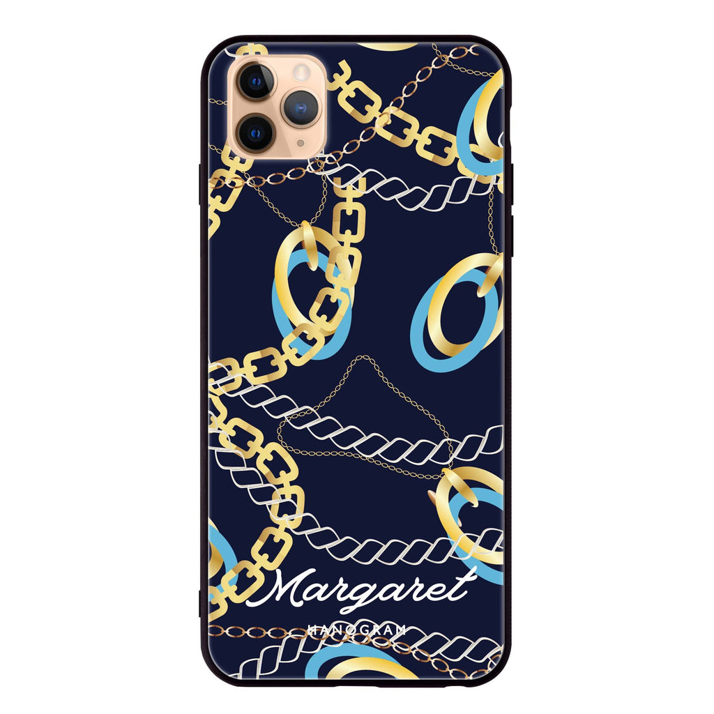 Belt and Chain II iPhone 11 Pro Max Glass Case