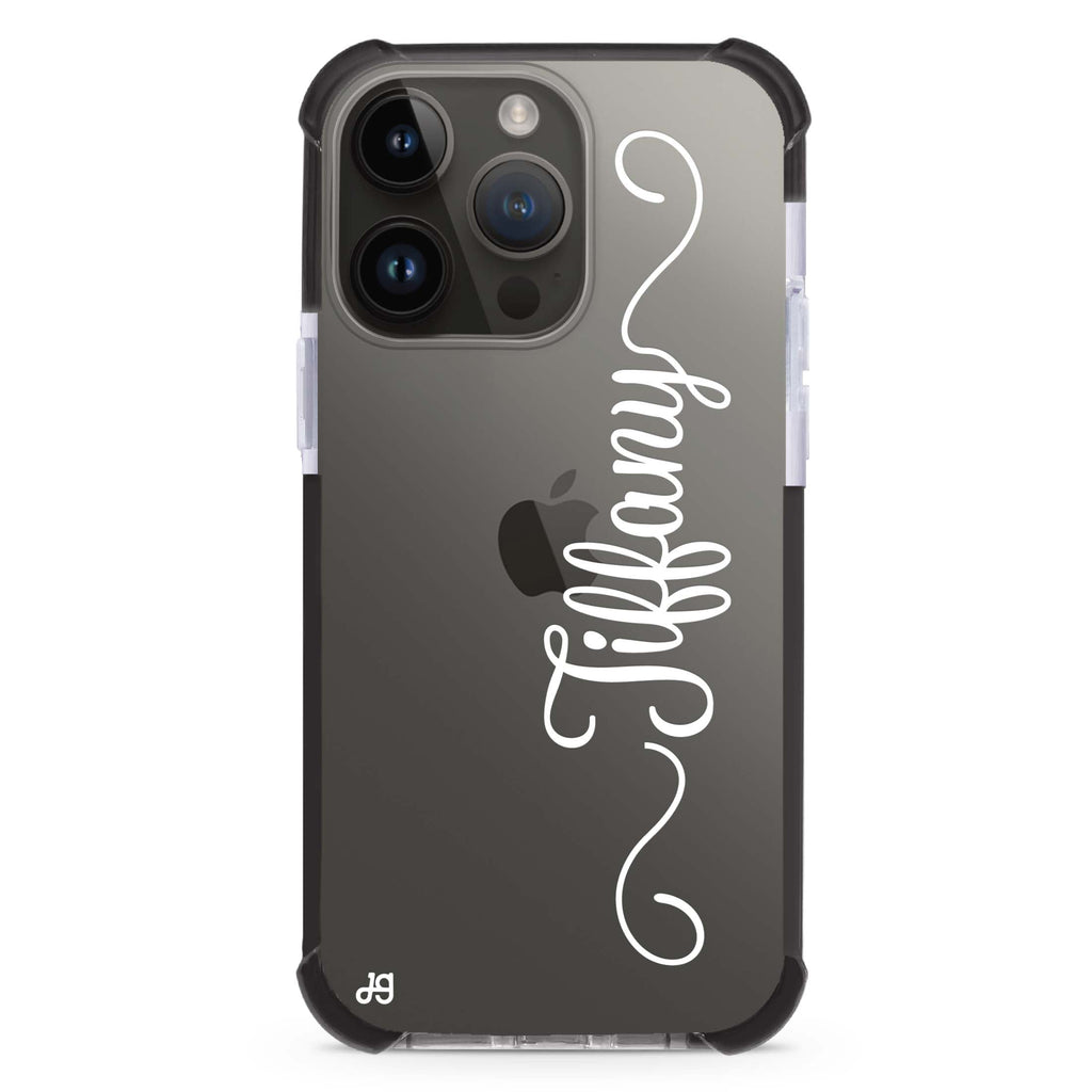 Vertical Cursive Handwritten Ultra Shockproof Case