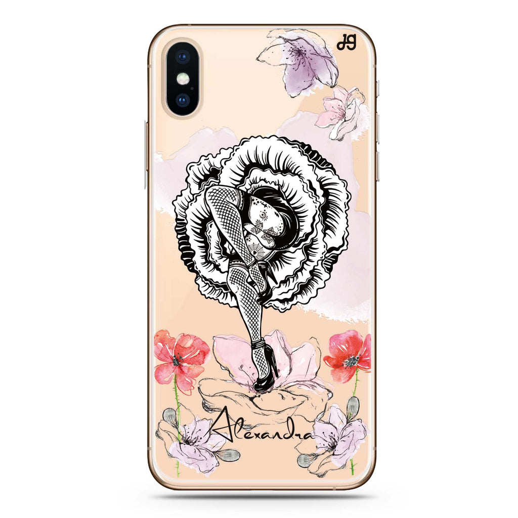 Dancing Flora iPhone X Ultra Clear Case