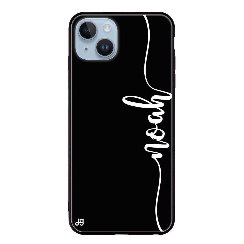 Vertical Script Handwritten iPhone 13 Glass Case