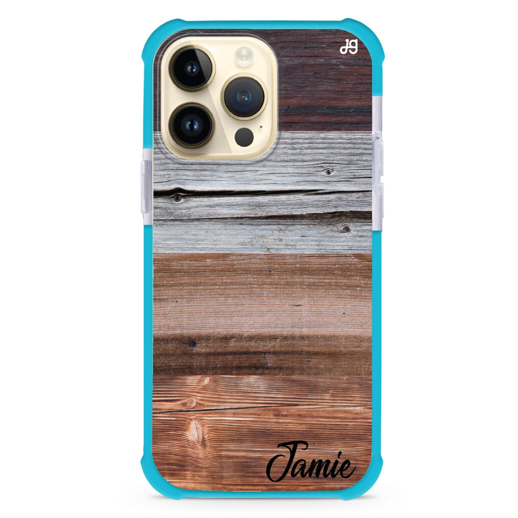 Wood Grain Varigegated iPhone 12 Pro Ultra Shockproof Case