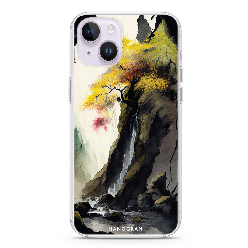 Japanese painting iPhone 13 MagSafe Compatible Ultra Clear Case