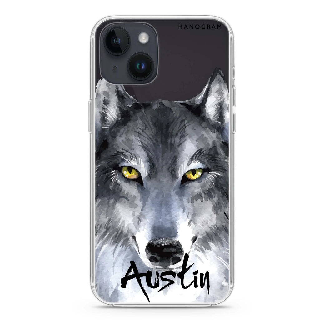 Snow Wolf iPhone 13 MagSafe Compatible Ultra Clear Case