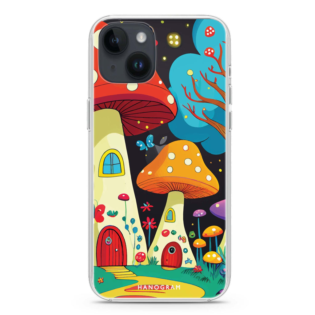 Mushroom Art iPhone 14 Plus Ultra Clear Case