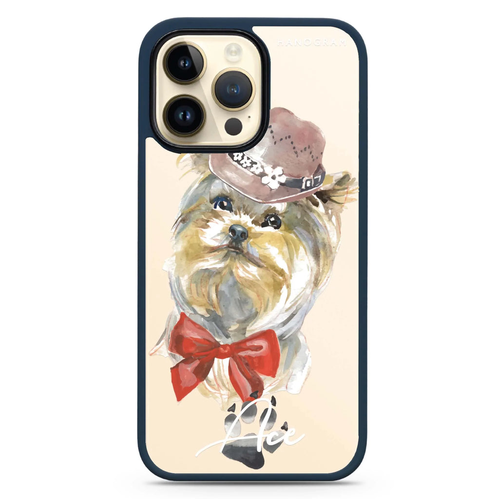 Yorkshire Terrier iPhone 14 Pro Max MagSafe Compatible Impact Guard Bumper Case