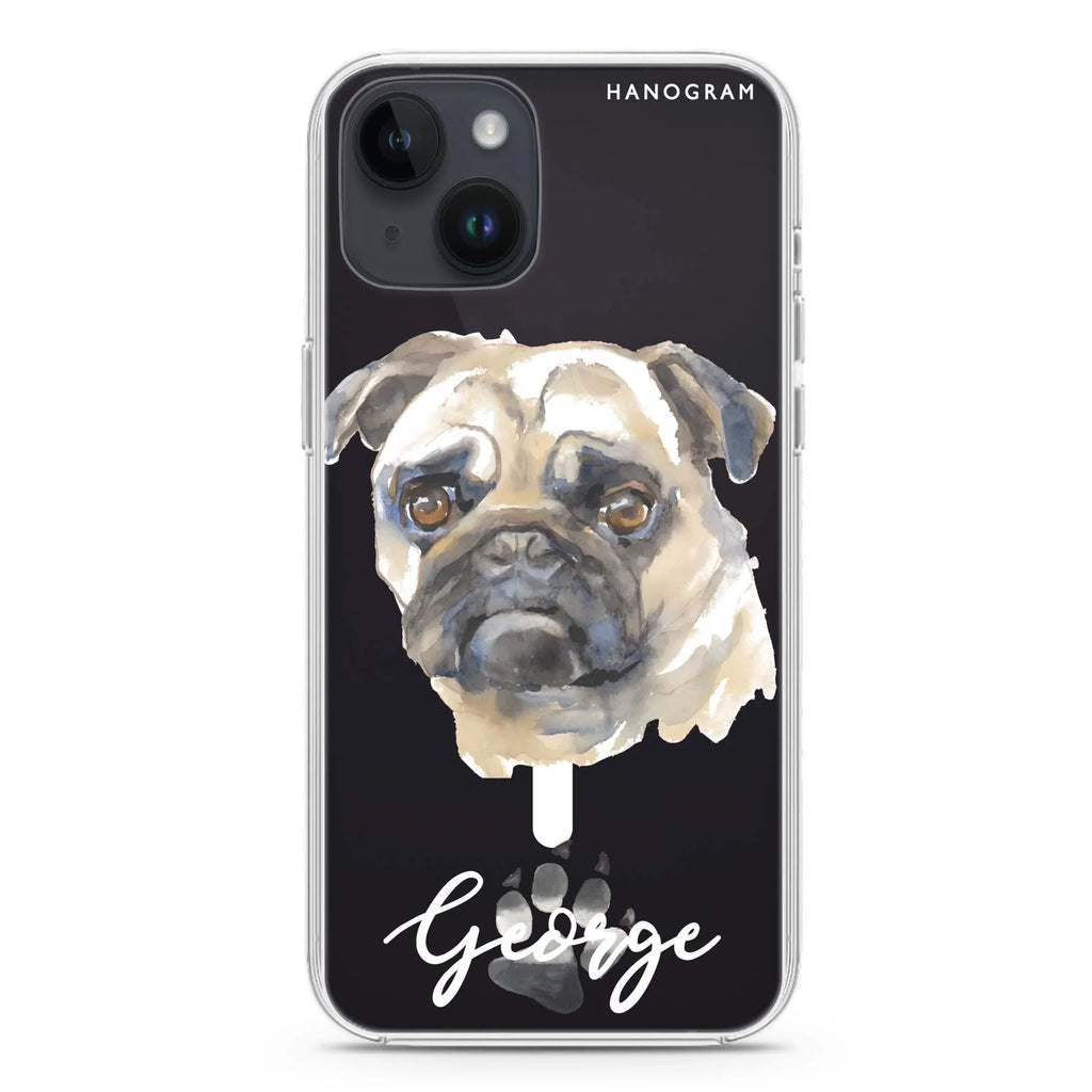 Pug iPhone 13 MagSafe Compatible Ultra Clear Case