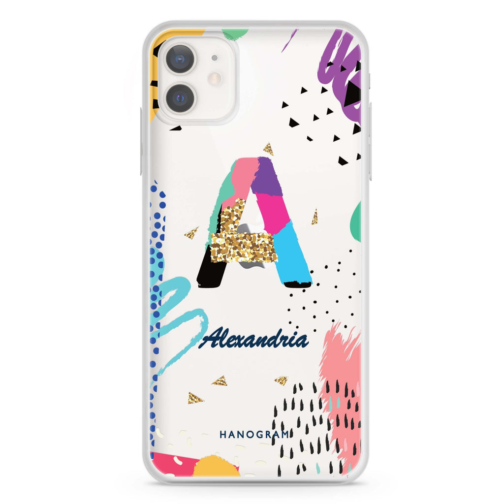Artistic Monogram IV iPhone 12 Ultra Clear Case
