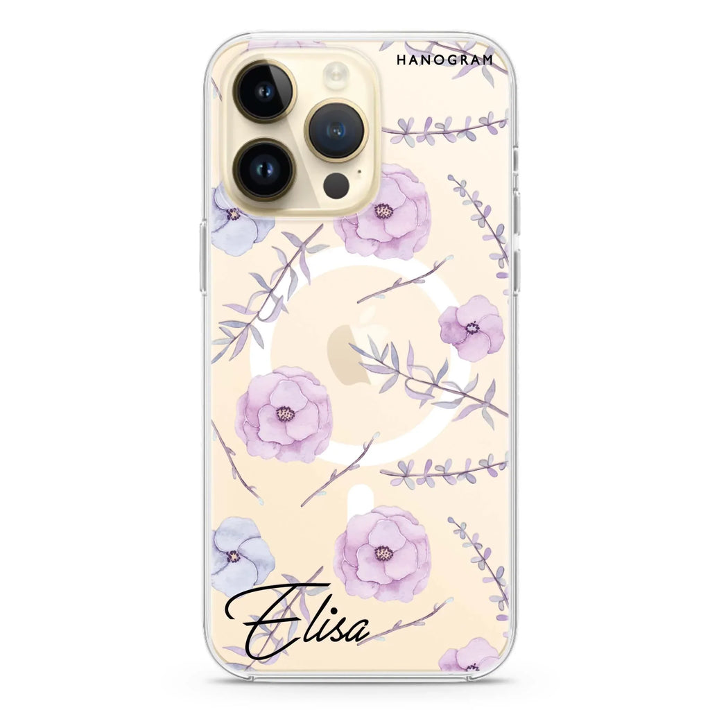 Vibrant Floral iPhone 12 Pro MagSafe Compatible Ultra Clear Case