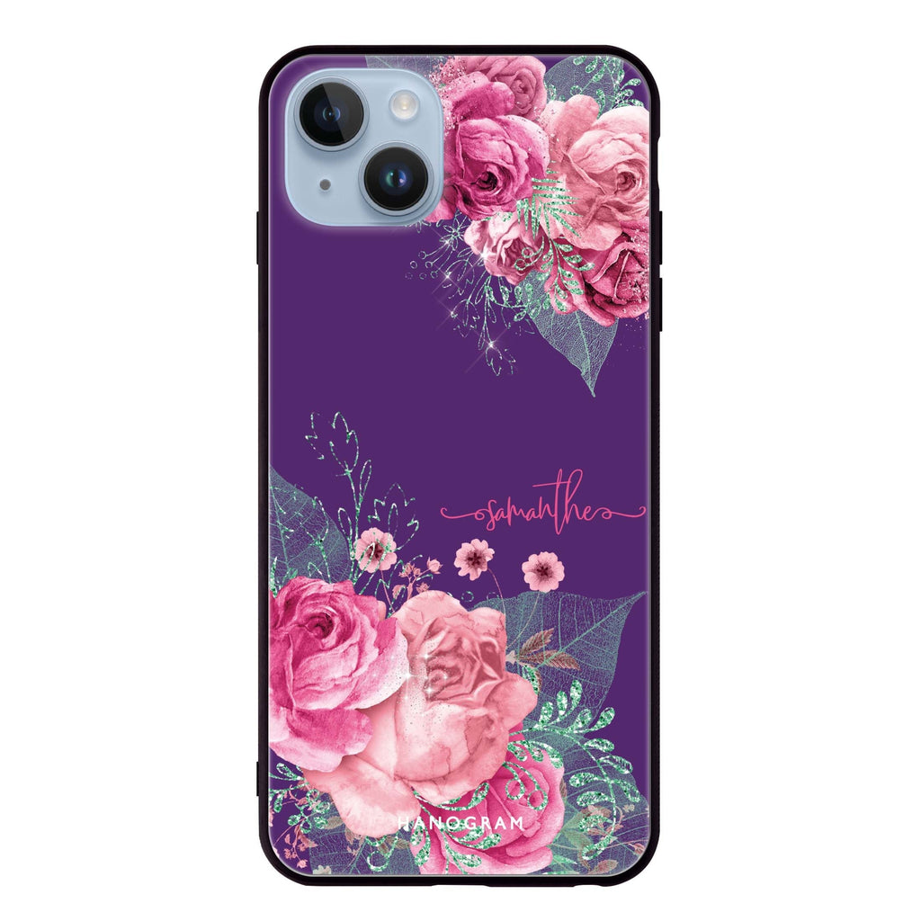 WildRose iPhone 13 Glass Case