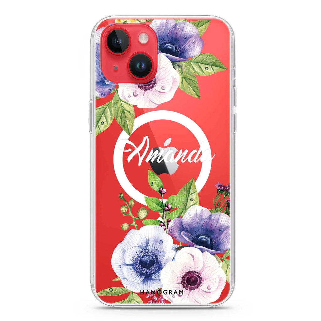 Blooming Flowers iPhone 13 MagSafe Compatible Ultra Clear Case