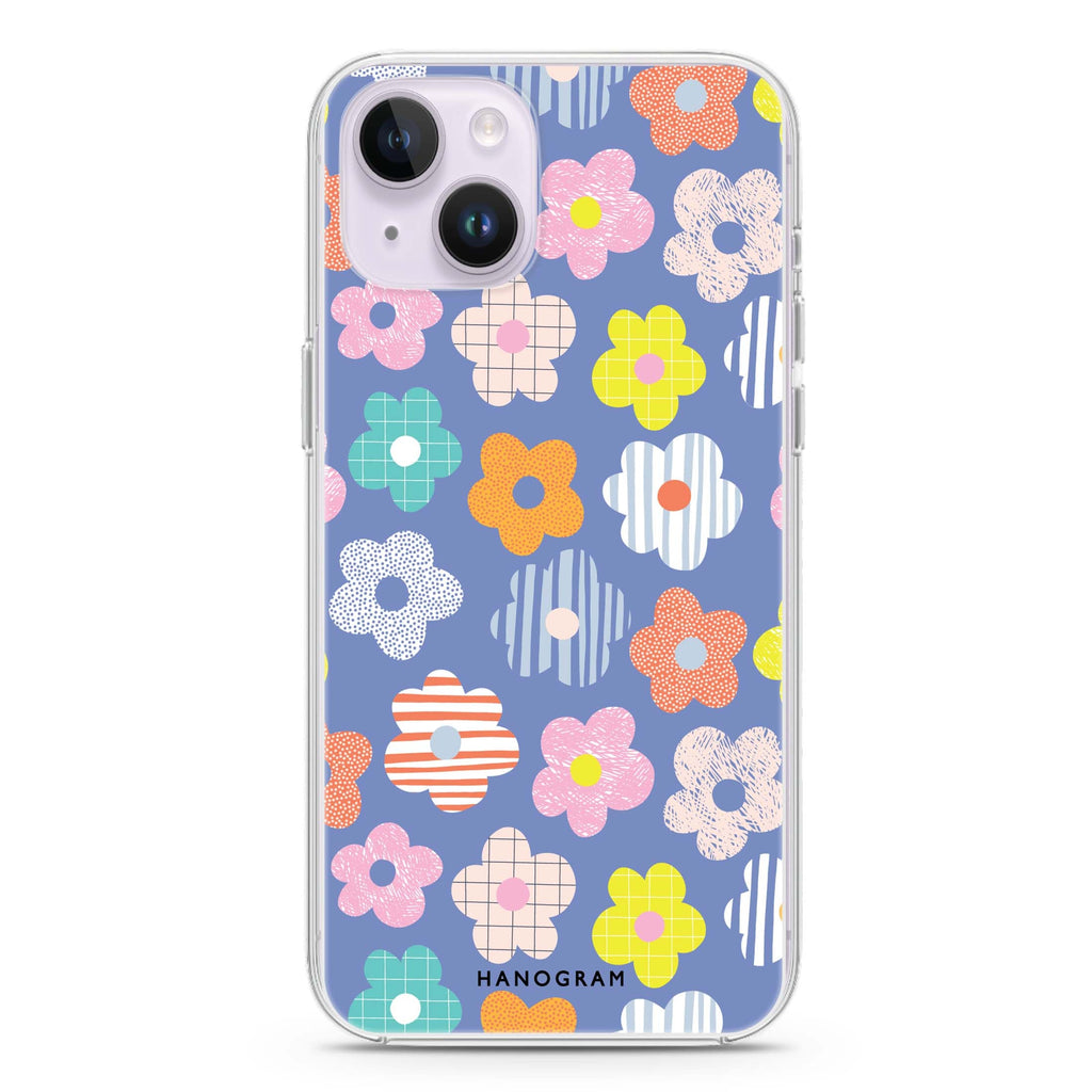 Floral Pattern iPhone 14 Plus Ultra Clear Case