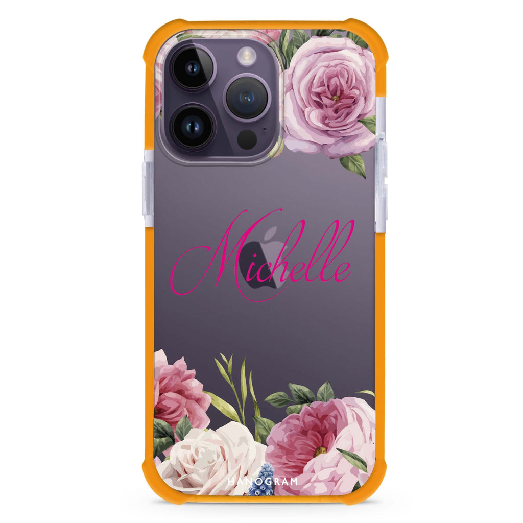 Light Pink Floral Ultra Shockproof Case