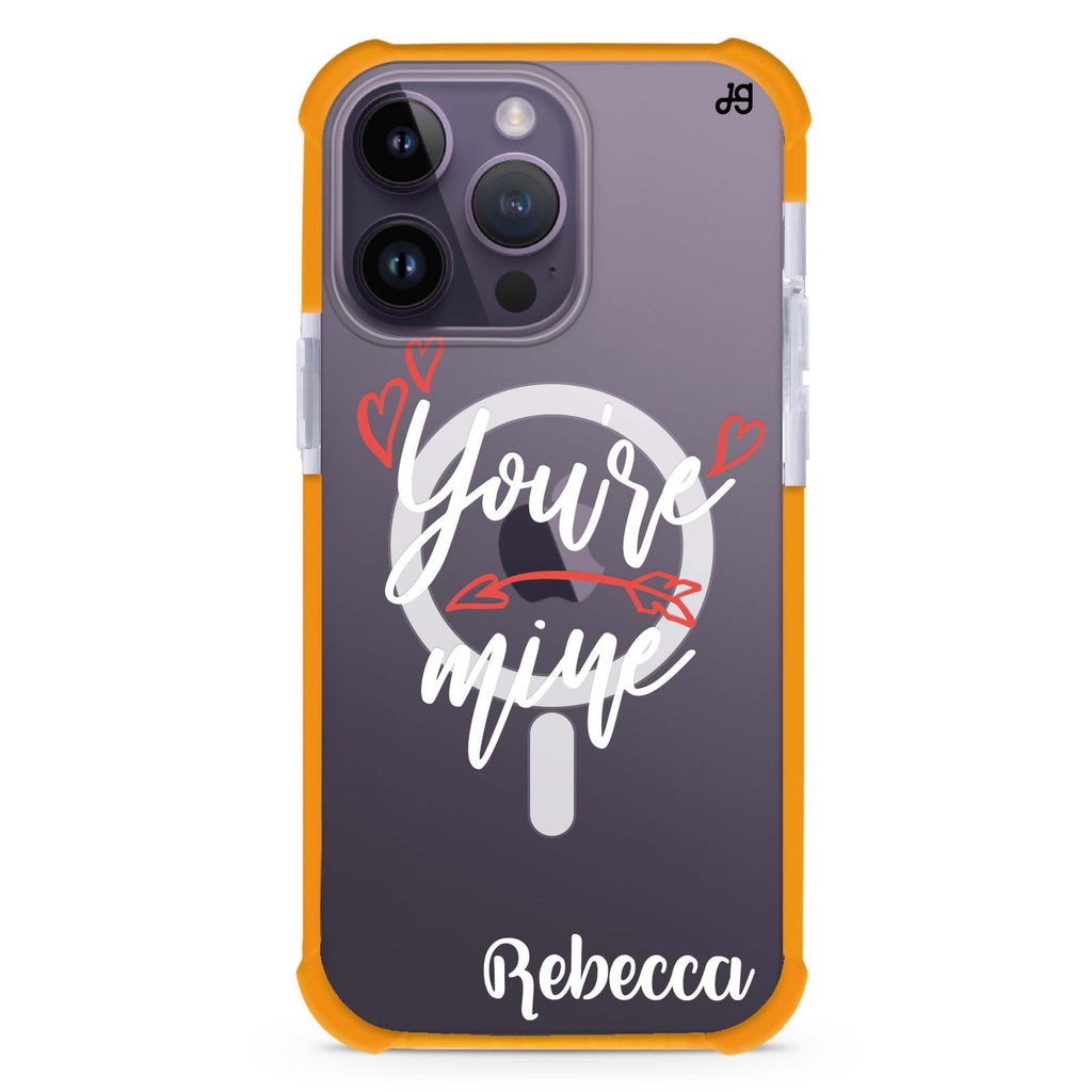 You & Me & Our Date iPhone 12 Pro Max MagSafe Compatible Ultra Shockproof Case