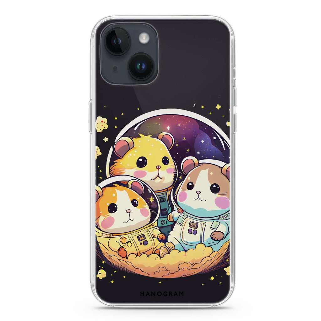 Cute space squirrels iPhone 13 MagSafe Compatible Ultra Clear Case