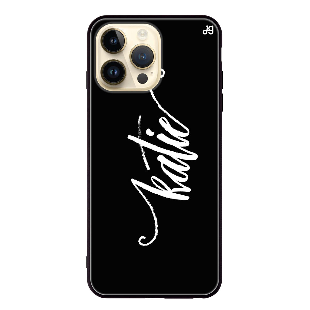Vintage Writing iPhone 13 Pro Glass Case