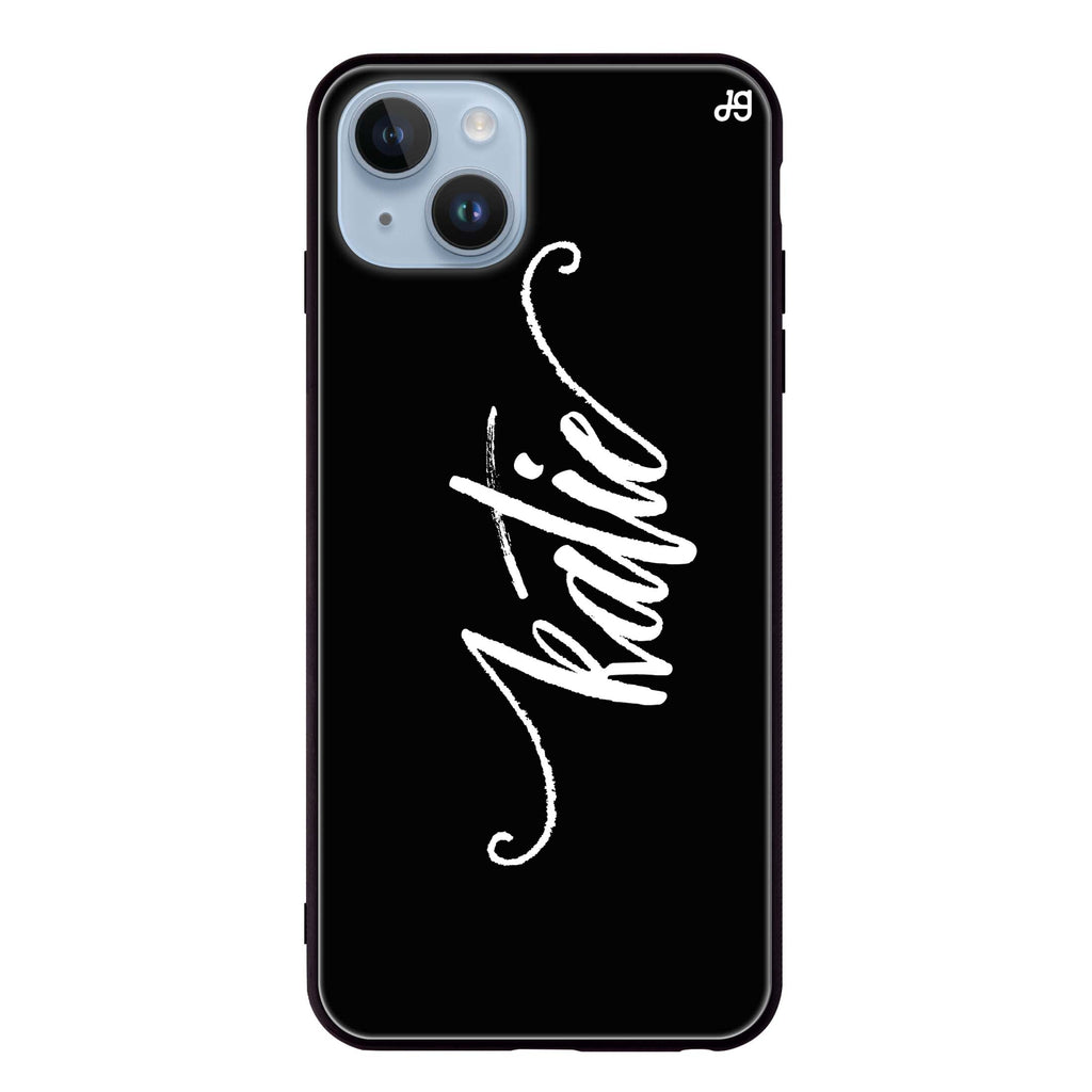 Vintage Writing iPhone 14 Glass Case