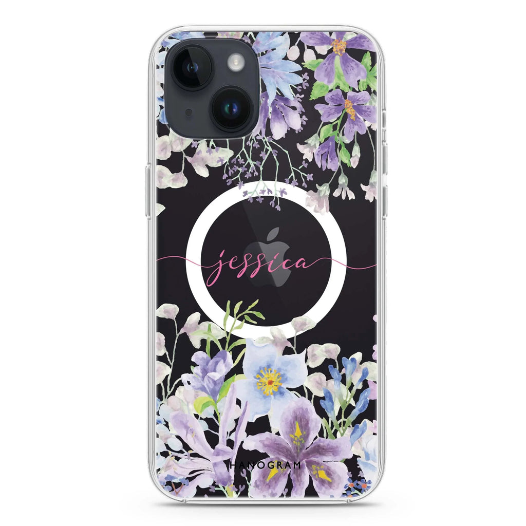 Flowers Bloom iPhone 13 MagSafe Compatible Ultra Clear Case