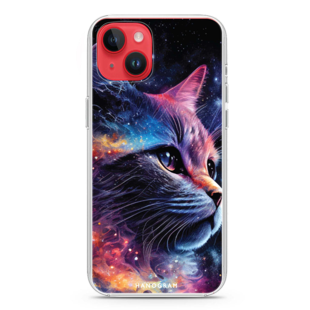 Galaxy Cat iPhone 13 MagSafe Compatible Ultra Clear Case