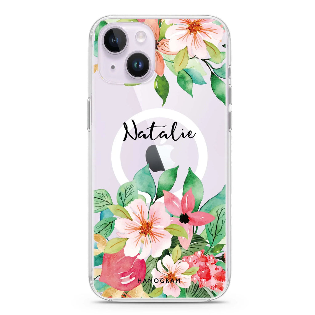 Floral Life iPhone 13 MagSafe Compatible Ultra Clear Case