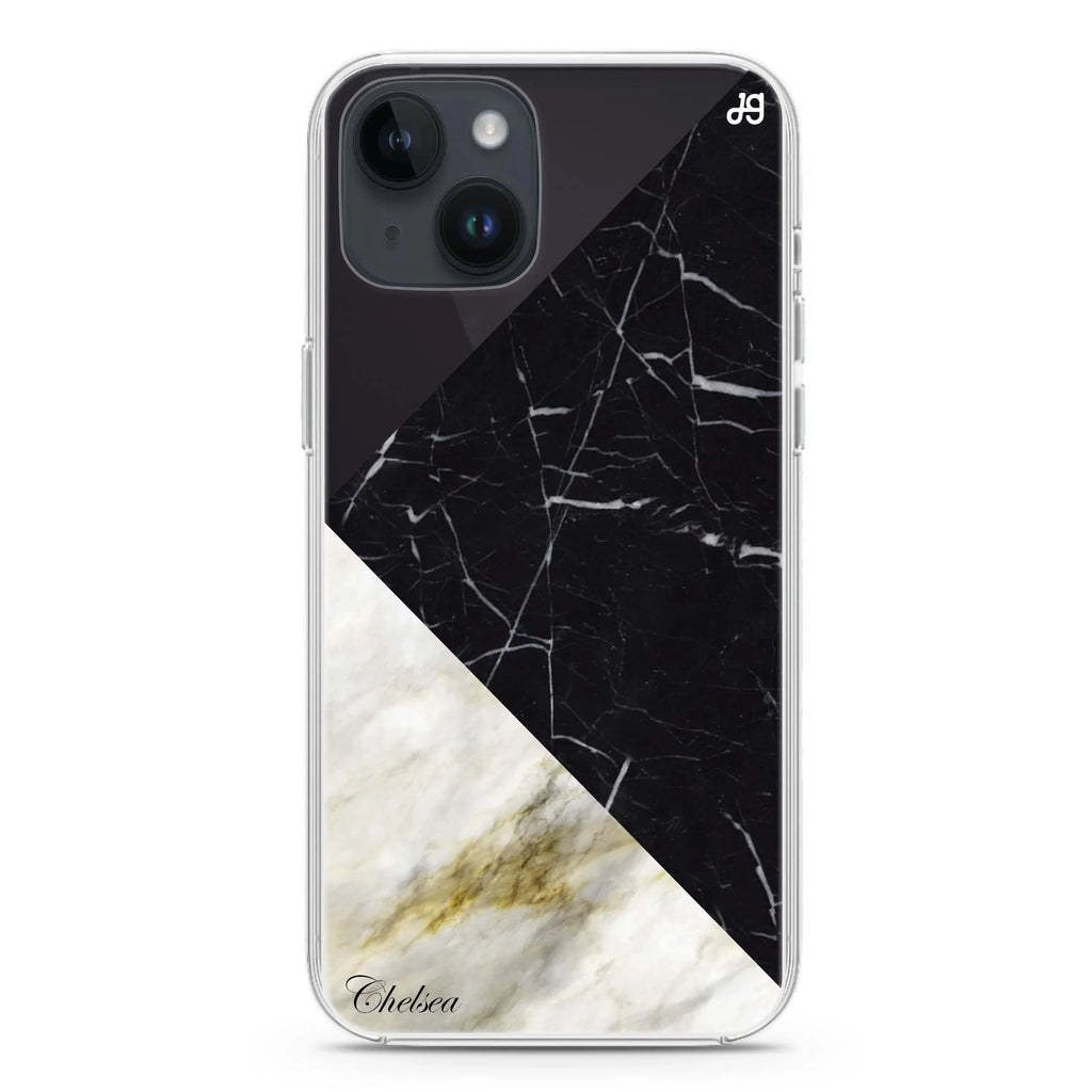 Marble Mix iPhone 13 MagSafe Compatible Ultra Clear Case